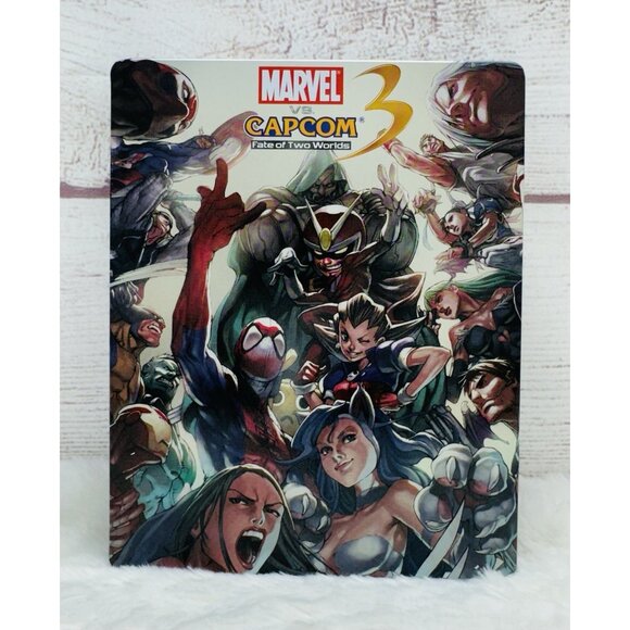 Marvel Vs Capcom 3 Fate of Two Worlds (PS3, 2011) Special Edition Steelbook USED - Picture 3 of 9
